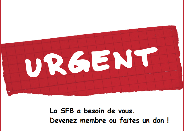 Urgent - Appel au dons SFB